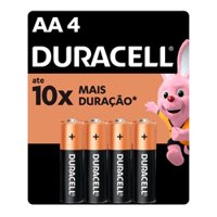 Pilha Duracell Aa Pequena C/4