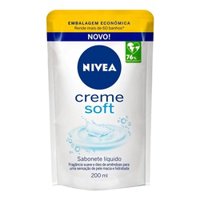 Sab Liq Nivea 200ml Creme Soft Refil