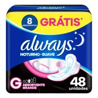 Abs Always Noturno C/ab Sv 48un
