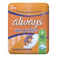 Abs Always Super Prot Seca S/abas 8un