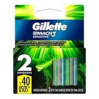 Carga Gillette Mach 3 Sensitive C/2