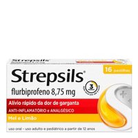 Strepsils C/16 Pastilhas Mel/limao