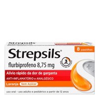 Strepsils C/8 Pastilhas Laranja