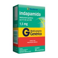 Indapamida 1,5mg 30cp Eurofarma