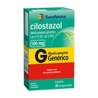 Cilostazol 100mg 30cp Eurofarma