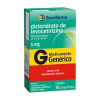 Diclor.levocetirizina 5mg 10cp Eurofarma