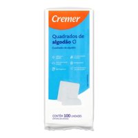Algodao Cremer Quadrado 100un  10*0,9