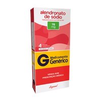 Alendronato Sodio 70mg 4cp Legrand