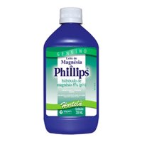 Leite De Magnesia Phillips 350ml Hortel