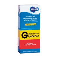 Mal.dexclor+betamet 2mg+0,25mg 20cp Ems