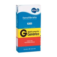 Fenofibrato 200mg 30caps Ems