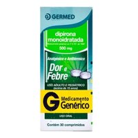 Dipirona Sod 500mg 30cpr