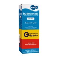 Budesonida 32mcg 120 Doses Ems