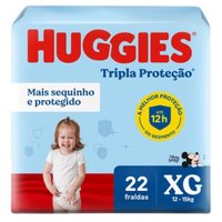 Fr Huggies Tripla Prot Jumbo Xg C/22un