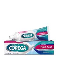 Corega Ultra Cr Tripl.aÇÃo 40g S/sabor