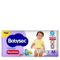 Fr Babysec Premium Shortinho Mega M 34u