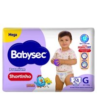 Fr Babysec Premium Shortinho Mega G 24u