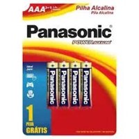 Pilha Panasonic Alcalina Aaa C/4un