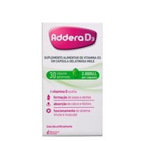 Addera D3 2.000ui 30caps Gel