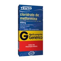 Cl.metformina 850mg 30cp Teuto