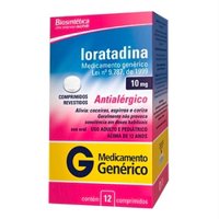 Loratadina 10mg 12cp Biosintetica
