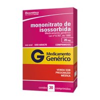 Monon.de Isossorbida 20mg 30cp Biosintet