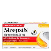 Strepsils C/24 Pastilhas Mel/limao