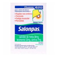 Salonpas Emplastro Peq 1env 4un