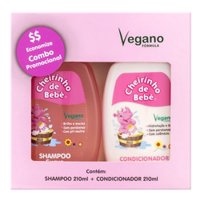 Kit Sh+cond Cheirinho De Bebe 210ml Rosa