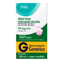 Dipirona Sol Oral 100ml Medley