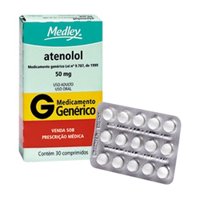 Atenolol 50mg 30cp Medley