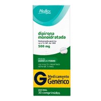 Dipirona 500mg 30cp Medley