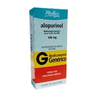 Alopurinol 100mg 30cp Medley