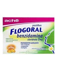 Flogoral Pastilha Laranja 12un