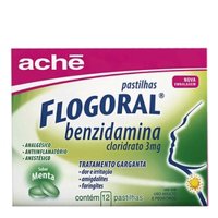 Flogoral Pastilha Menta 12un