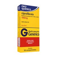 Ciprofibrato 100mg 30cp Neo Quimica