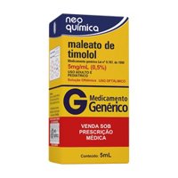 Mal.timolol 0,5% 5ml Neo Quimica