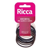 Elastico P/cabelo Ricca Sem Metal 3m 10u