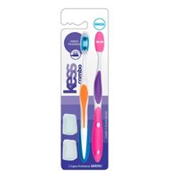 Esc Dent Kess Extreme Clear 2un Mc