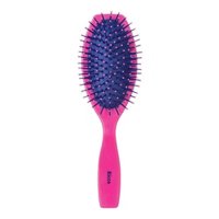 Escova P/cab Ricca Oval Almofadada Pink