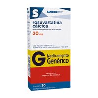 Rosuvastatina Calcica 20mg 30cp Sandoz