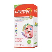 Lavitan Kids 240ml Sabor Laranja