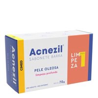 Acnezil Sabonete Barra 70g Pele Oleosa