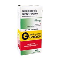 Succin.sumatriptana 50mg 2cp Biolab