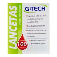 Lancetas G-tech 100un 28g